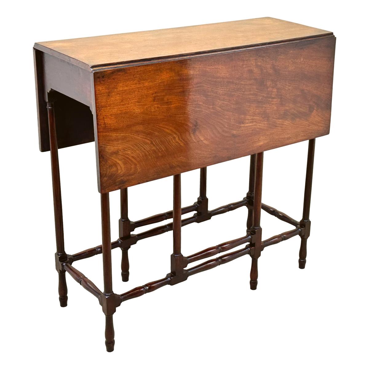 18th Century Mahogany Spider Leg Occasional Table BADA